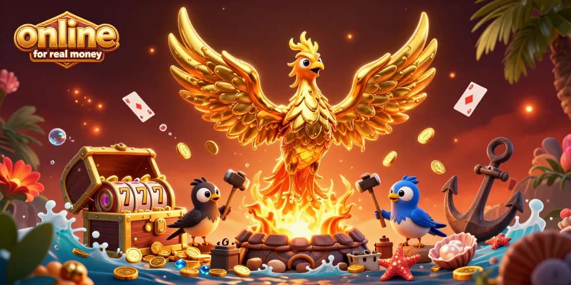 Engage with the exciting world of online casino for real money as a molten phoenix unleashes wealth.