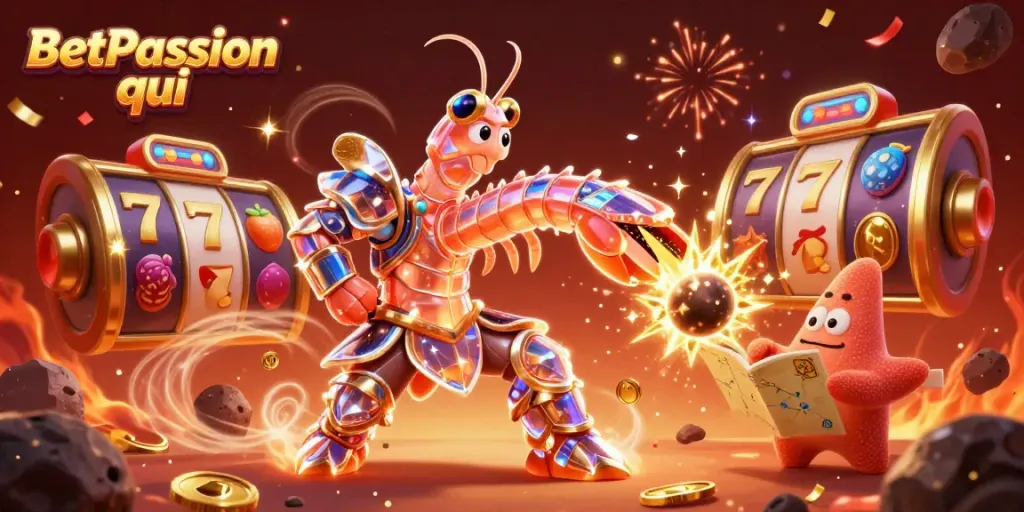 Scopri l'azione entusiasmante di BetPassion qui con il gambero samurai galattico che combatte e raccoglie tesori!