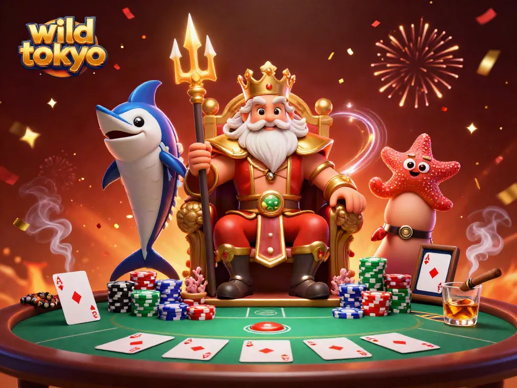 Experience wild tokyo's vibrant casino atmosphere with thrilling poker action and dynamic characters.