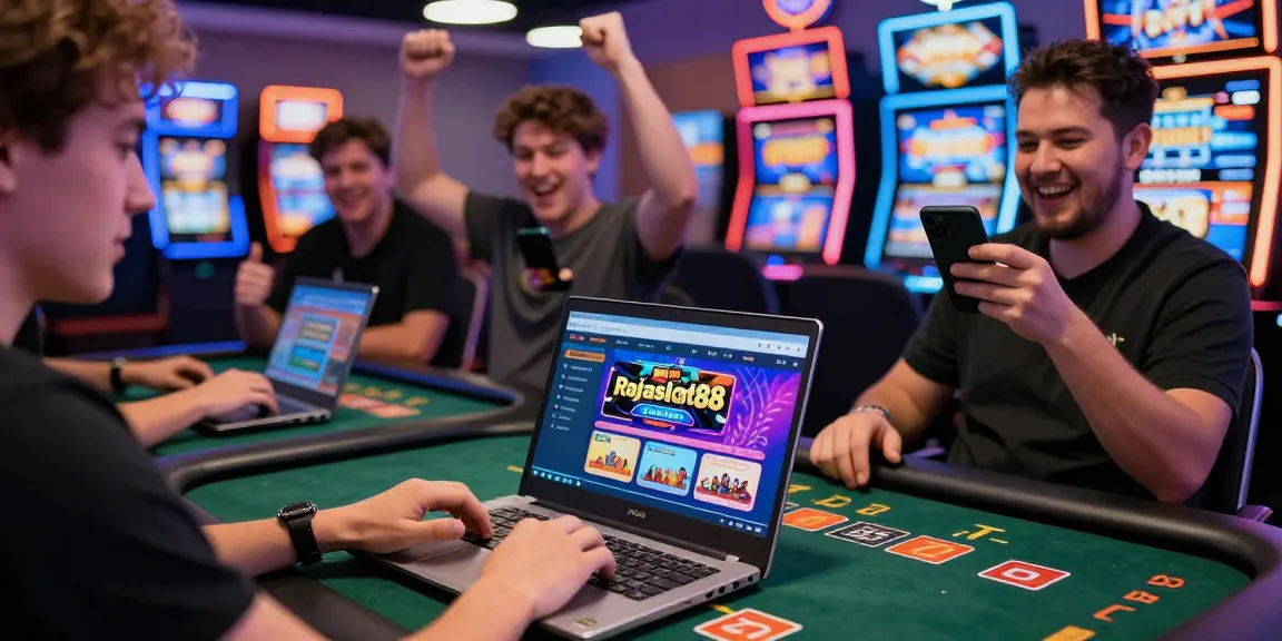 Rajaslot88 20: Pemain merasakan pengalaman seru bermain slot online dengan antarmuka canggih dan interaksi penuh semangat.